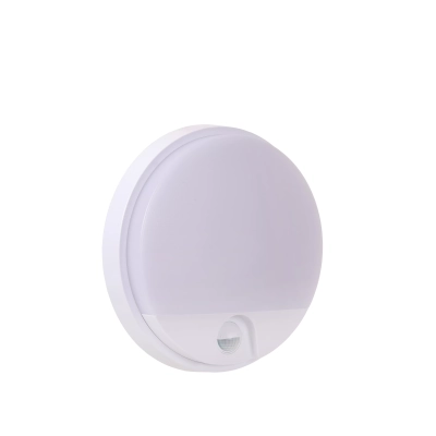 HUPS IR - Kinkiet - LED - 1x10W 3000K - IP54 - Czujnik ruchu i dzień/noc - Biały 22863/10/31 Lucide